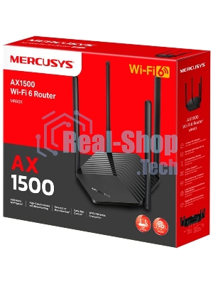 Двухдиапазонный Wi-Fi роутер Mercusys MR60X AX1500