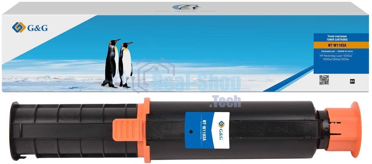Картридж лазерный G&G GG-W1103A черный (2500 стр.) для HP Neverstop Laser 1000/1200