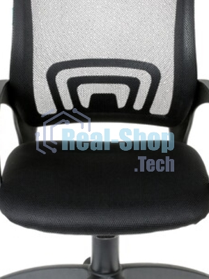 Кресло Бюрократ CH-695N-AV/B/TW-11 черный, экокожа, 120 кг, механизм качания
