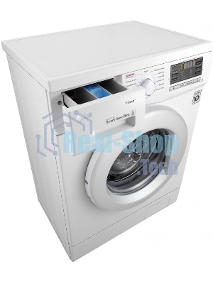 Стиральная машина LG F1296NDS0 белый, загрузка фронтальная 6 кг, 1200 об/мин., класс: А
