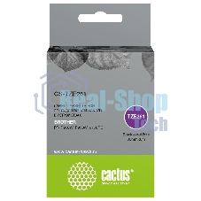 Картридж ленточный Cactus CS-TZE261 TZe-261 черный шрифт, белый фон (36 мм, 8 м) для Brother PT- P900W, P950W, 9700PC