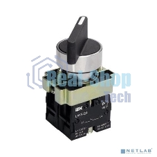 Переключатель LAY5-BJ25 на 2 полож. черный I-O дл. ручка IEK BSW70-BJ-2-K02