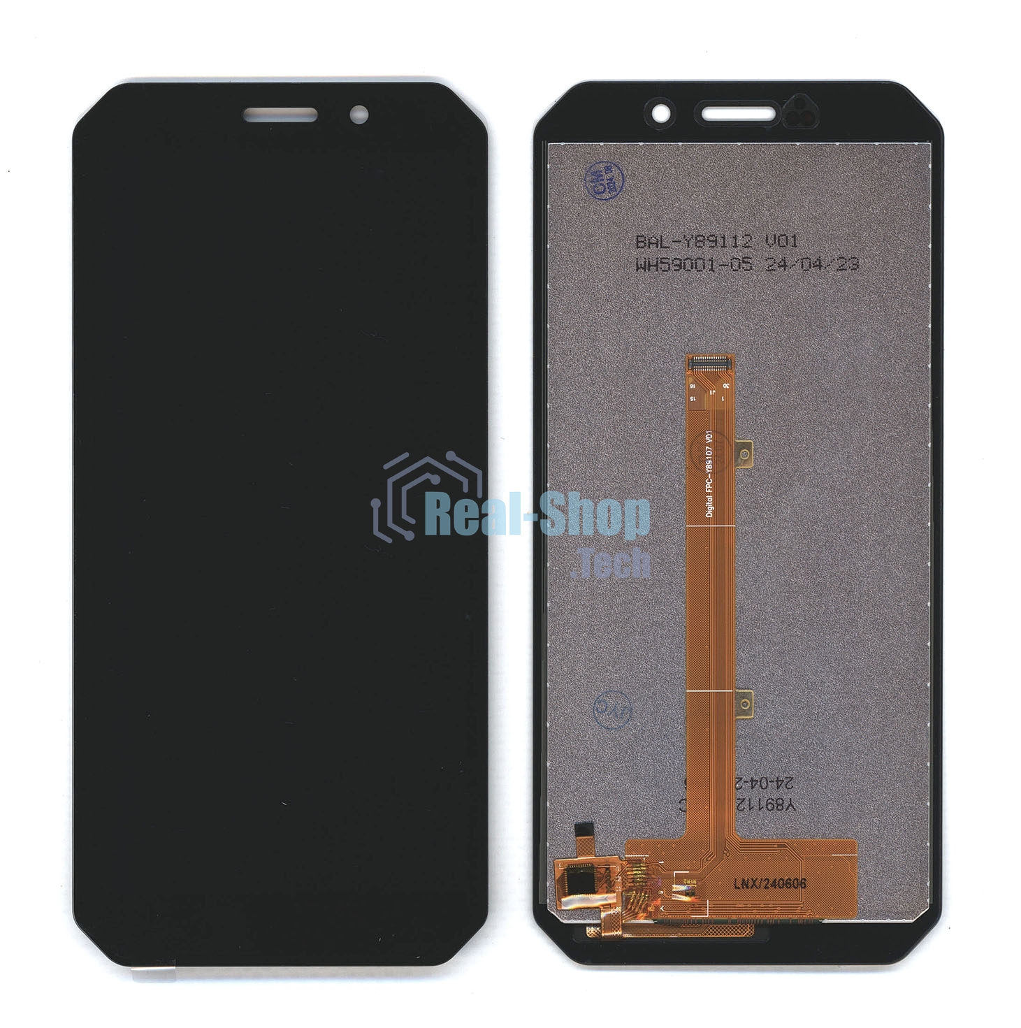 Дисплей для Doogee S61 Pro в сборе с тачскрином черный