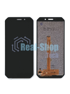 Дисплей для Doogee S61 Pro в сборе с тачскрином черный