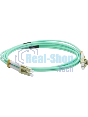 Патч-корд LANMASTER LAN-2LC-2LC/OM3-1.0 2x50/125 OM3 LC дуплекс-LC дуплекс 1м LSZH голубой
