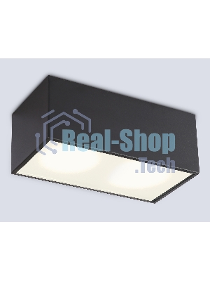 Светильник Ambrella light TN6535/2 BK черный IP44 GX53/2 200*100*80