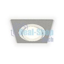 Комплект встраиваемого поворотного светильника Ambrella light XC7633080 SGR/SWH серый песок/белый песок MR16 GU5.3 (C7633, N7001)