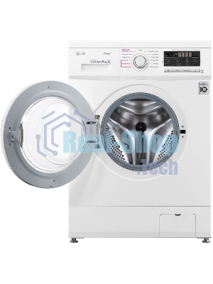Стиральная машина LG F1296NDS0 белый, загрузка фронтальная 6 кг, 1200 об/мин., класс: А