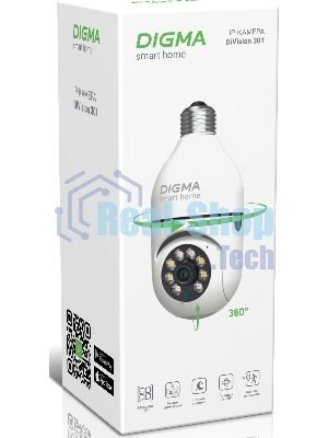 Камера видеонаблюдения IP Digma DiVision 301 3.6-3.6мм цв. корп.:белый (DV301)