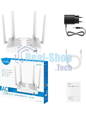 Маршрутизатор AC1200 Gigabit Wi-Fi Mesh Router with USB