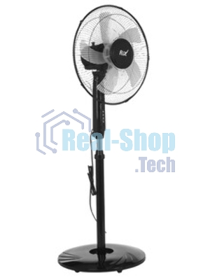 Вентилятор Rix RSF-4500R чёрный, напольный, 45 Вт, 3 скорости, 36 см