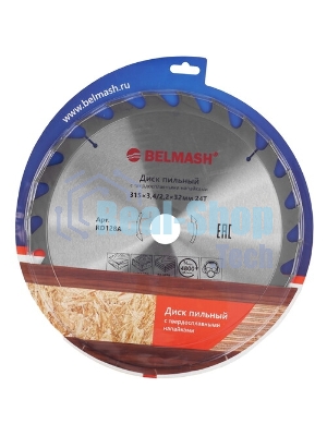 Диск пильный по дереву BELMASH 280x3,0/1,8x32/30, 24T