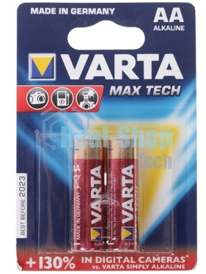 Батарейки VARTA MAX TECH AA бл 2 04706101412