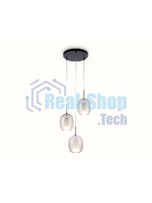 Подвесной светильник Ambrella light LH11156/3 BK/WH/TI черный/белый/янтарь E27*3 max 60W D425*1500