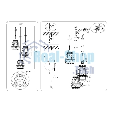 Светильник Ambrella light TR8522/3 BK/SB черный/бронза E27/3 max 60W D380*1000