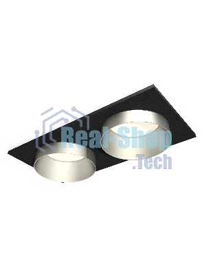 Комплект встраиваемого светильника Ambrella light XC6526023 SBK/MCH черный песок/хром матовый MR16 GU5.3 (C6526, N6133)