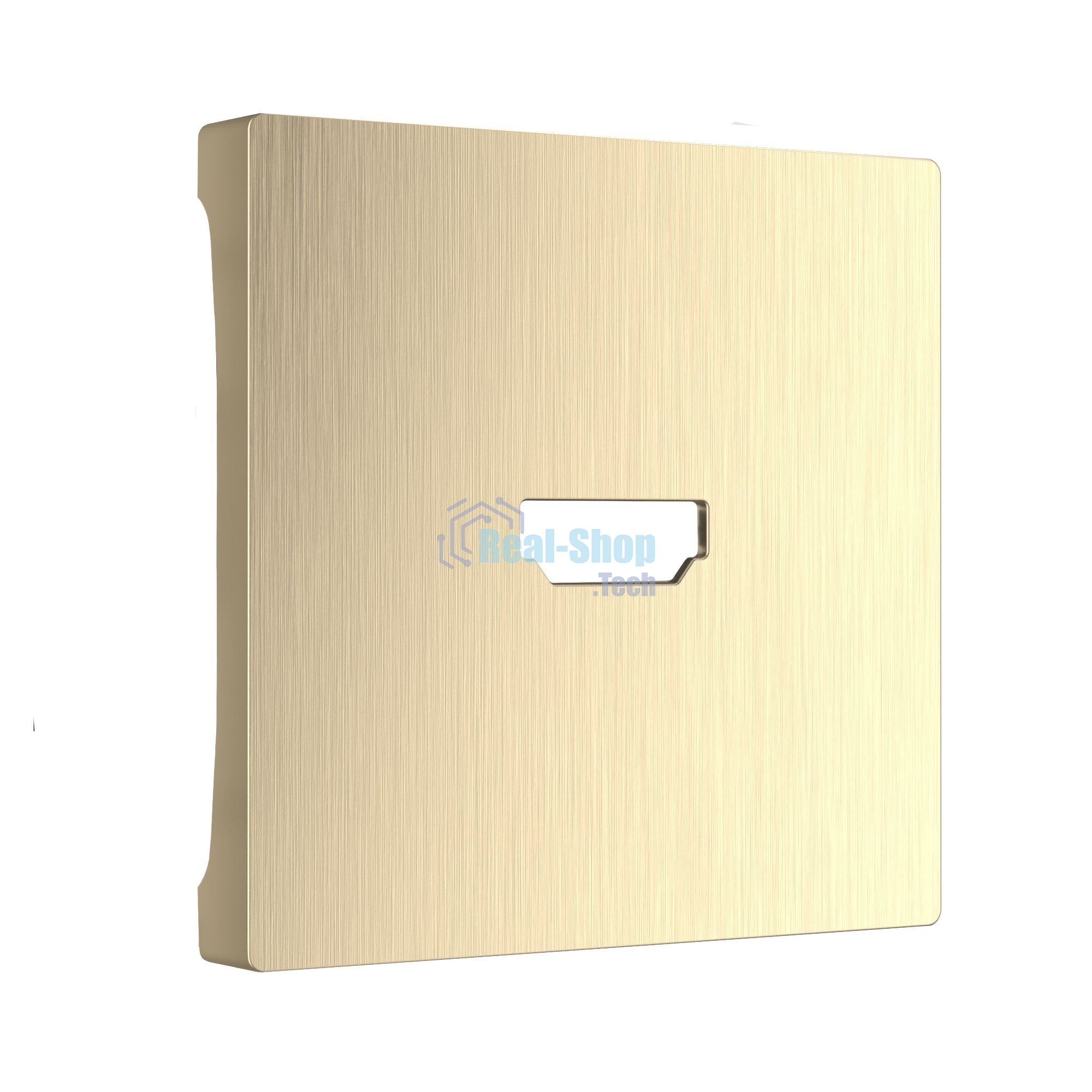 Накладка для розетки HDMI (шампань рифленый)