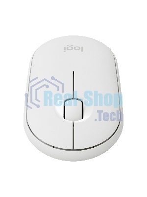Мышь беспроводная Logitech Pebble M350 белый, 1000 dpi, радиоканал, Bluetooth, USB, кнопки - 3