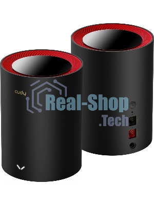 Бесшовный Mesh роутер Cudy M3000(2-PACK) AX3000 10/100/1000/2500BASE-T, белый (упак.:2шт)