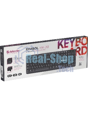 Клавиатура проводная Defender Symbol HB-559 RU USB черный