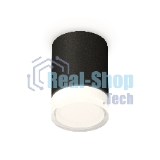 Светильник Ambrella Light XS7422023 SBK/FR/CL черный песок/белый матовый/прозрачный MR16 GU5.3 (C7422, N7160)