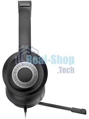 Гарнитура Acer OHW309 чёрный, проводная, USB/mini jack 3.5 мм