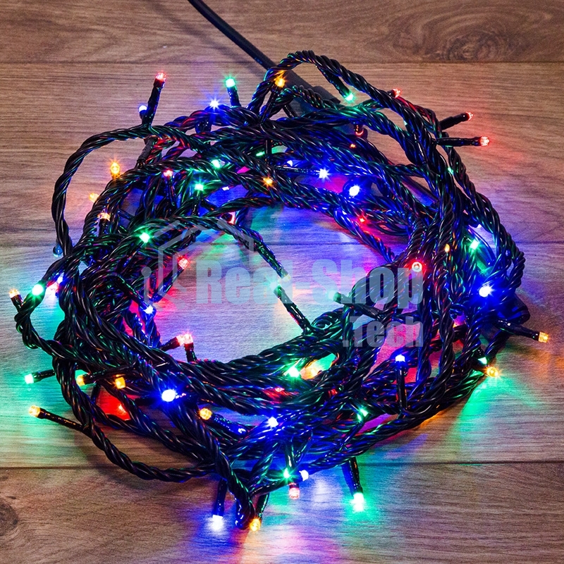 Гирлянда Neon-night ТВИНКЛ ЛАЙТ LED (с контроллером 8 режимов) 20м 200 LED 20Вт 220В IP44 мульти