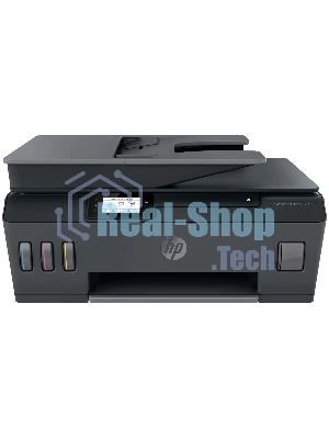 МФУ струйное HP Smart Tank 615 AiO (Y0F71A), A4, цветной, печ. до 22 стр/мин. (ч/б) до 16 стр/мин. (цвет), скан. до 5 стр/мин. (ч/б) 3 стр/мин. (цвет), 1200 x 1200 dpi (ч/б печать, скан.) 1200 x 4800 dpi (печать цвет), USB, Wi-Fi, BlueTooth, Air Print, Mopria