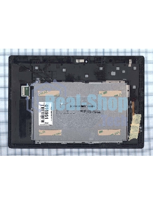 Модуль (матрица + тачскрин) для Lenovo Tab 2 A10-70 черный c рамкой