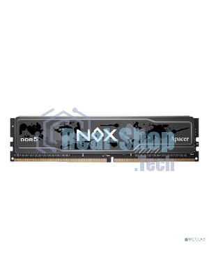 Оперативная память Apacer Nox, DDR5, 16GB (1x16 GB), 5600 MHz, CL40, DIMM, радиатор, серый, черный