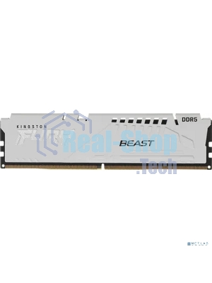 Оперативная память Kingston Fury Beast, DDR5, 64GB (1x64GB), 5600 MHz, CL40, с радиатором, чёрный