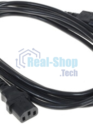 Кабель питания Cablexpert PC-189-VDE-R-1.8M, C13-С14, 3x0.75мм2, 10A, с заземлением, медь, 1.8м, красный, пакет