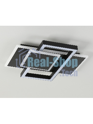Потолочный светодиодный светильник Ambrella light FA1022/3 BK черный 50W 3000K-6400K 380*345*75 (ПДУ ИК)