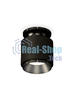 Светильник Ambrella Light XS7511060 SBK/PBK черный песок/черный полированный MR16 GU5.3 (N7926, C7511, N7031)