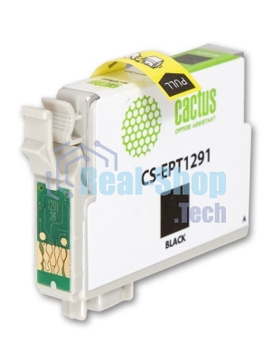Картридж струйный Cactus CS-EPT1291 (T1291) черный (15 мл) для Epson Stylus Office B42/BX305/BX305F/BX320/BX525/BX625/SX420/SX425/SX525/SX620