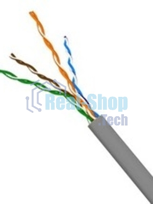 Кабель NewMax FTP CCA, 4 пары, cat.5e, PVC, серый, 305 м.