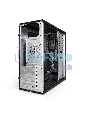 Компьютерный корпус Miditower ExeGate CP-603 Black, ATX, (без БП), 2хUSB+2хUSB 3.0, Audio