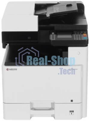 МФУ лазерное Kyocera Ecosys M8124cidn (1102P43NL0), A3, цветной, печ. до 24 стр/мин. (А4) до 12 стр/мин. (А3), скан. до 50 стр/мин., 1200 x 1200 dpi (печать) 600x600dpi (скан.), USB, RJ-45, NFC, Air Print, Mopria