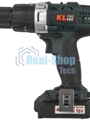 Дрель-шуруповерт Klpro KLDM18-20, 18 В, 2 Ач, 40 Нм, щеточный, ударный