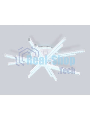 Потолочный светодиодный светильник Ambrella light FL6275 WH белый 134W 3000K-6400K 800*800*165 (ПДУ ИК)