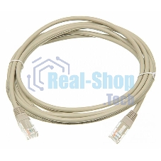 Патч-корд LANMASTER UTP TWT-45-45-3.0/6-GY вилка RJ-45-вилка RJ-45 Cat.6 3м серый ПВХ (уп.:1шт)
