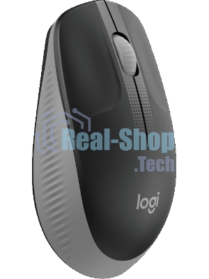 Мышь беспроводная Logitech M190 черный/серый, 1000 dpi, радиоканал, USB, кнопки - 3