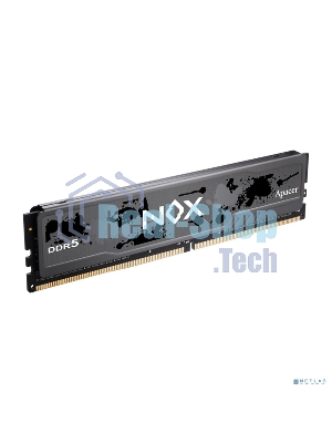 Оперативная память Apacer Nox, DDR5, 16GB (1x16 GB), 5600 MHz, CL40, DIMM, радиатор, серый, черный