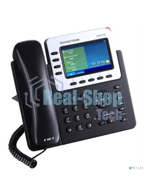 Телефон Grandstream GXP-2140, VoIP 2 Порта Ethernet 10/100/1000, 4 SIP линий, цветной TFT дисплей 480x272, HD Audio