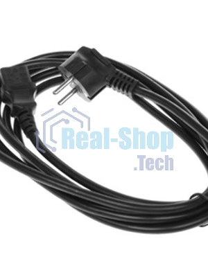 Кабель питания Cablexpert PC-186-1-3M, 3м, Schuko- C13, 3x1кв.мм, черный, с заземлением, пакет