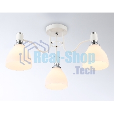Светильник Ambrella light TR303302/3 WH/CH/FR белый/хром/белый матовый E27*3 max 60W D600*270