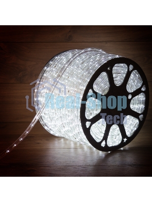 Дюралайт Neon-night LED, постоянное свечение (2W) – белый, 36 LED/м, бухта 100 м