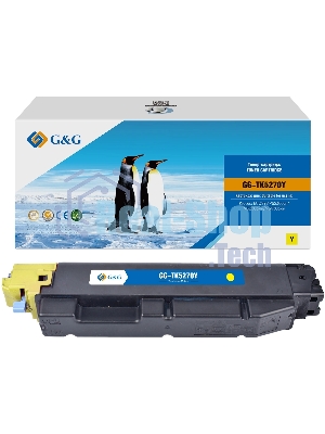 Картридж лазерный G&G GG-TK-5270Y (TK5270Y) желтый (6000 стр.) для Kyocera ECOSYS P6230cdn/M6230cidn/M6630cidn