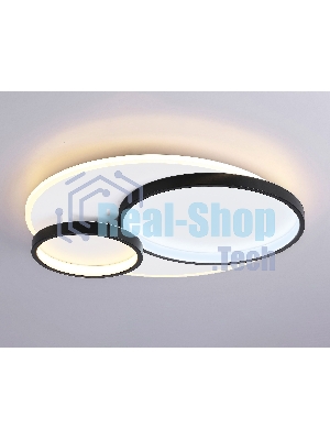 Светильник Ambrella light FA7719 WH/BK белый/черный 3000K-6400K 64W 490*470*90 (ПДУ РАДИО 2.4G)
