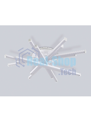 Потолочный светодиодный светильник Ambrella light FL6275 WH белый 134W 3000K-6400K 800*800*165 (ПДУ ИК)